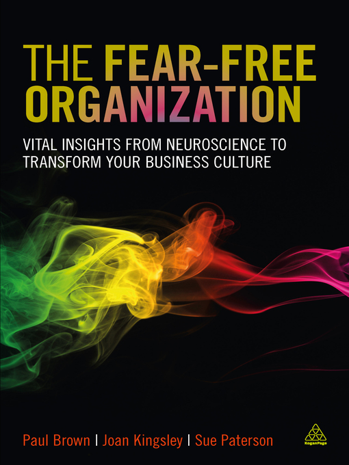 Title details for The Fear-free Organization by Paul Brown - Available